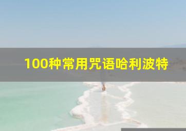 100种常用咒语哈利波特