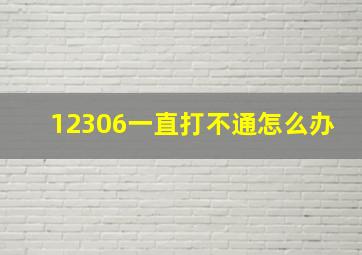 12306一直打不通怎么办