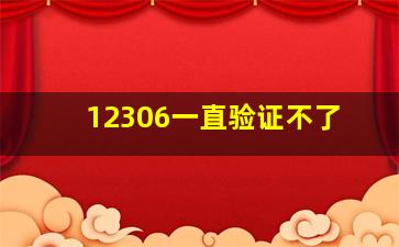 12306一直验证不了