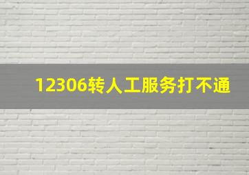 12306转人工服务打不通