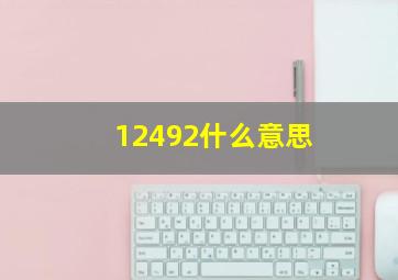 12492什么意思