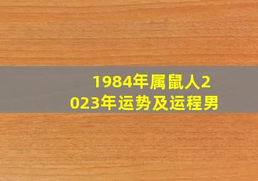 1984年属鼠人2023年运势及运程男