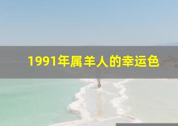 1991年属羊人的幸运色