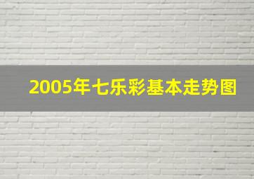 2005年七乐彩基本走势图