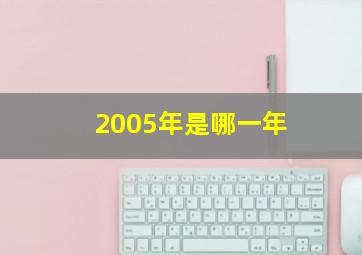 2005年是哪一年