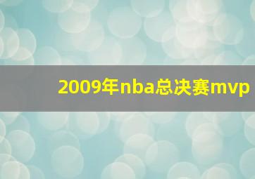 2009年nba总决赛mvp