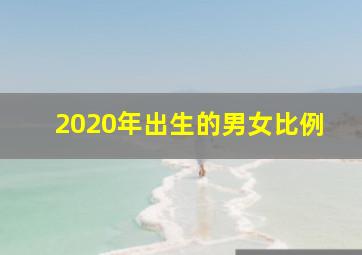 2020年出生的男女比例