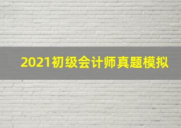 2021初级会计师真题模拟