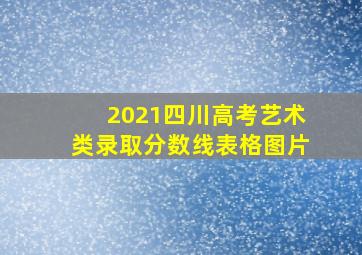 2021四川高考艺术类录取分数线表格图片