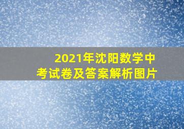 2021年沈阳数学中考试卷及答案解析图片