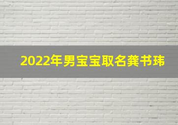 2022年男宝宝取名龚书玮