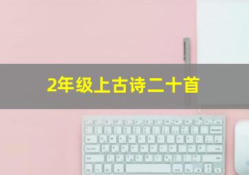 2年级上古诗二十首