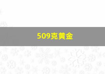 509克黄金