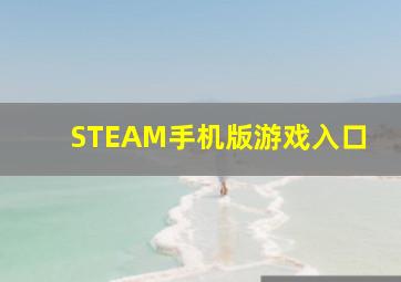 STEAM手机版游戏入口