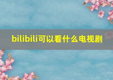 bilibili可以看什么电视剧