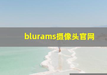 blurams摄像头官网