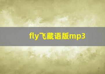 fly飞藏语版mp3