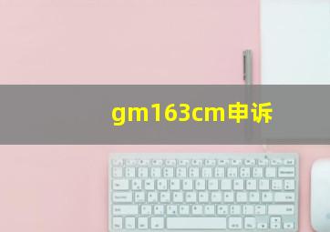 gm163cm申诉