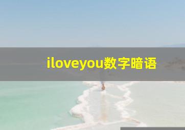 iloveyou数字暗语