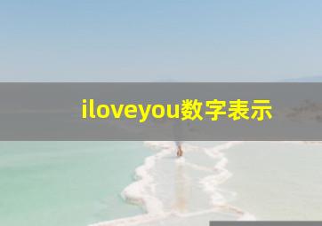 iloveyou数字表示