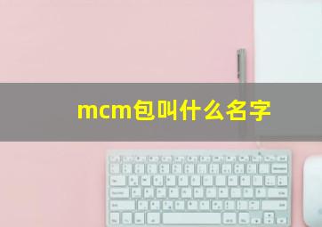 mcm包叫什么名字