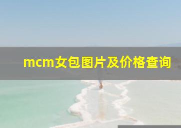 mcm女包图片及价格查询