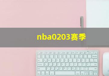 nba0203赛季