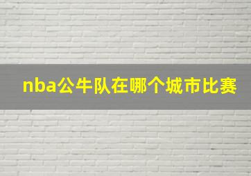 nba公牛队在哪个城市比赛