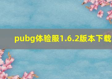 pubg体验服1.6.2版本下载