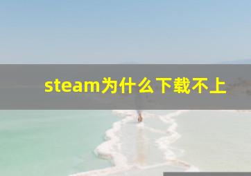 steam为什么下载不上