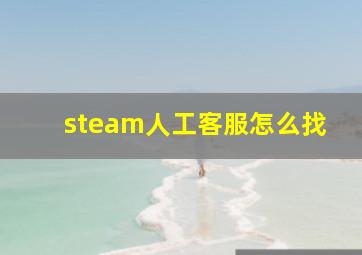 steam人工客服怎么找