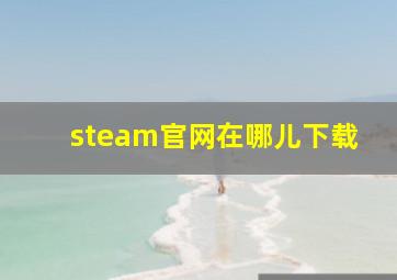 steam官网在哪儿下载