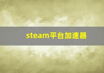 steam平台加速器