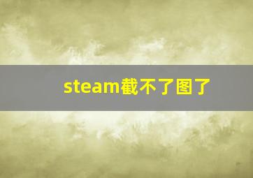 steam截不了图了