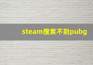 steam搜索不到pubg