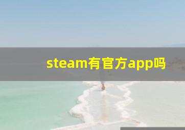 steam有官方app吗