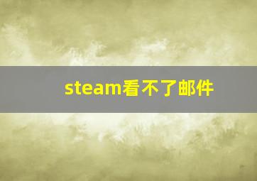 steam看不了邮件