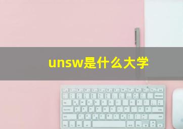 unsw是什么大学