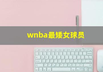 wnba最矮女球员