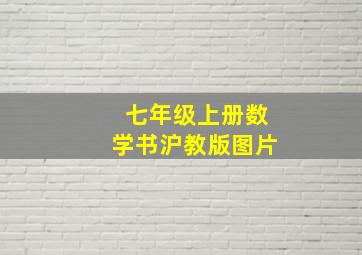 七年级上册数学书沪教版图片