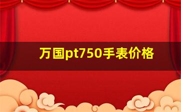 万国pt750手表价格