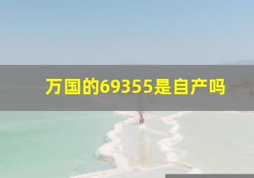 万国的69355是自产吗