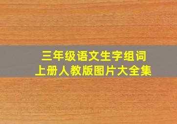 三年级语文生字组词上册人教版图片大全集