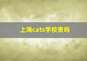 上海cats学校贵吗