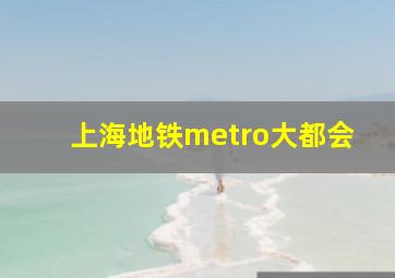 上海地铁metro大都会