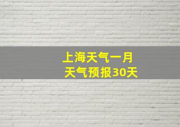 上海天气一月天气预报30天