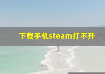 下载手机steam打不开