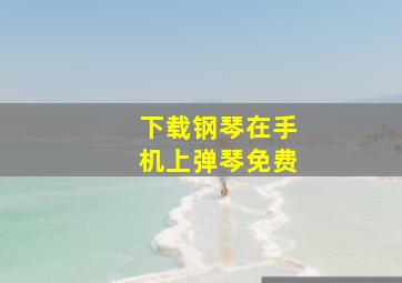 下载钢琴在手机上弹琴免费