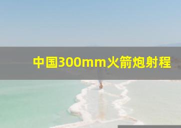 中国300mm火箭炮射程