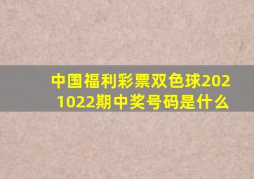 中国福利彩票双色球2021022期中奖号码是什么